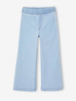 -Tregging large fille en denim