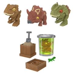 Jouet-Jurassic World-Dinos dévoreurs-Mini dinosaure avec surprises HVB29