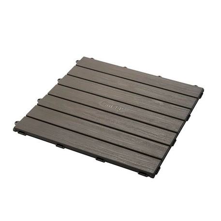 Smoby - Set de 6 dalles - Plancher de Maison - Anti-UV - 45x45cm - Effet texturé bois - Plastique 100% recyclé - Fabriqué en France GRIS 1 - vertbaudet enfant 