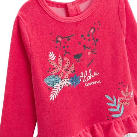 Pyjama bébé en velours Aloha Savana ROSE 3 - vertbaudet enfant 