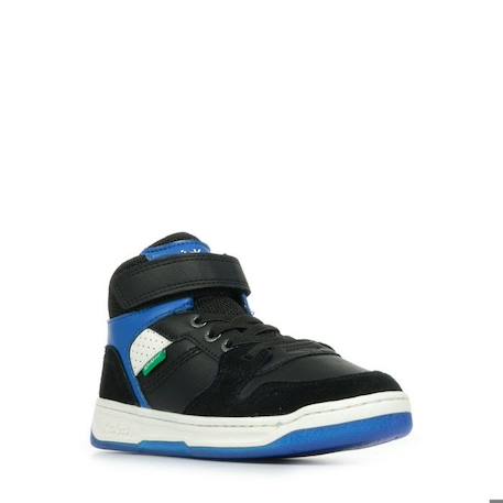 KICKERS Baskets hautes Kickado noir NOIR+VERT 2 - vertbaudet enfant 