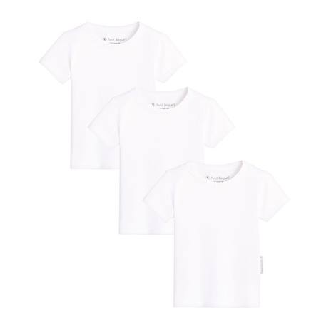 Bébé-T-shirt, sous-pull-T-shirt-Lot de 3 maillots de corps manches courtes en coton