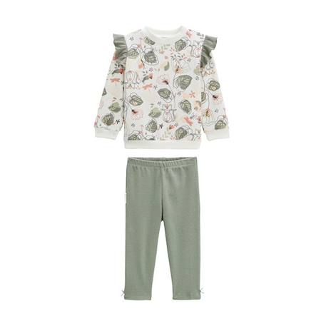 Bébé-Ensemble bébé sweat en molleton et legging Lily