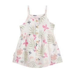 -Robe fille en gaze de coton Calipso