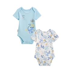 Bébé-Body-Lot de 2 bodies bébé manches courtes Gamboa