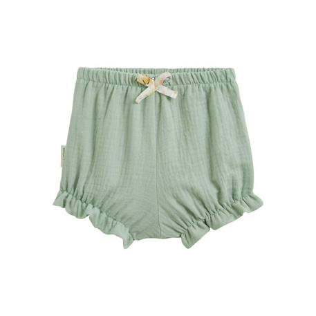 Lot de 2 bloomers bébé en gaze de coton Capucine BLANC 2 - vertbaudet enfant 