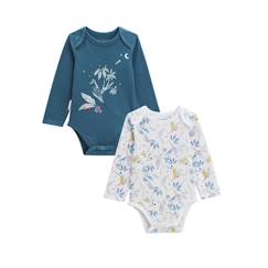 Bébé-Body-Lot de 2 bodies bébé manches longues Bianca