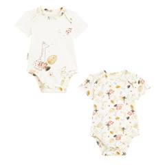 -Lot de 2 bodies bébé manches courtes Sahara