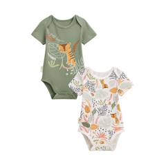 -Lot de 2 bodies bébé manches courtes Dumbea