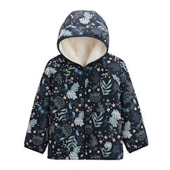 -Veste à capuche enfant en sherpa réversible Belle de Nuit