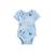 Lot de 2 bodies bébé manches courtes Bella Chica BLEU 4 - vertbaudet enfant 