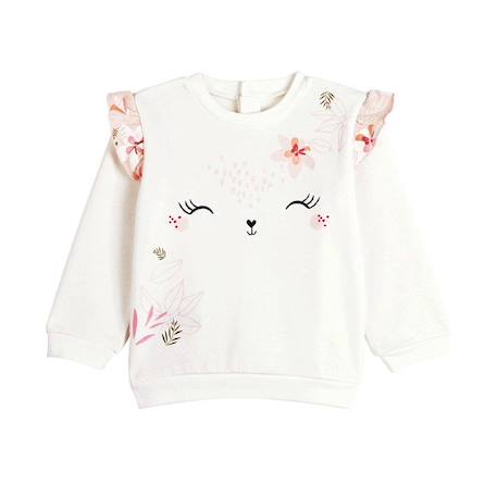 Bébé-Ensemble-Sweat bébé fille en molleton Kalaoupe