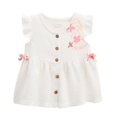 Bébé-Chemise, blouse-Blouse bébé en gaze de coton Lipsi