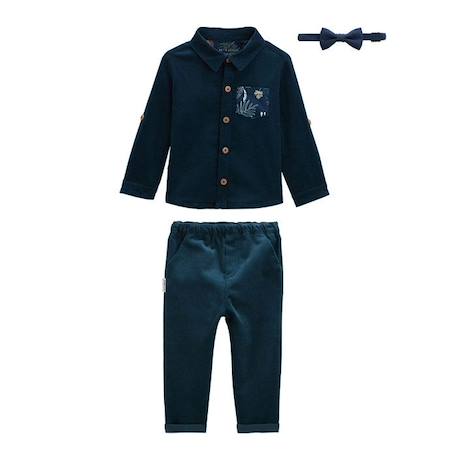 Bébé-Ensemble-Ensemble bébé chemise et pantalon avec noeud papillon Magic