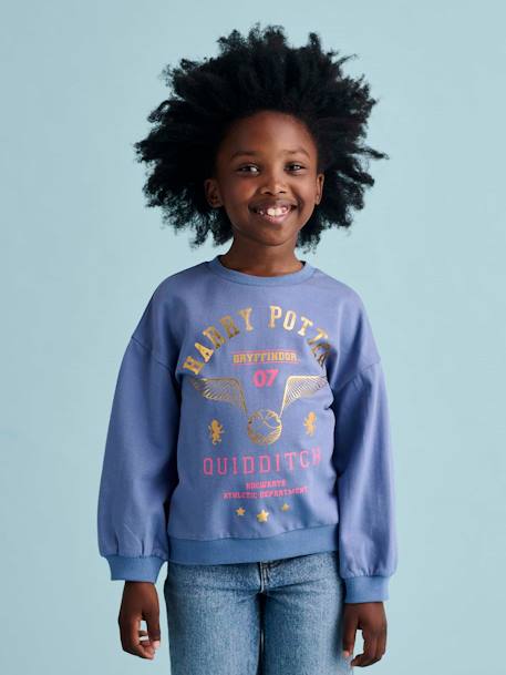 Fille-Pull, gilet, sweat-Sweat Harry Potter® Vif d'or fille détails brillants