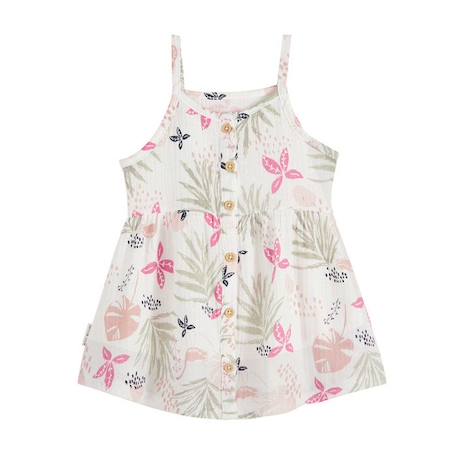 Fille-Robe fille en gaze de coton Calipso