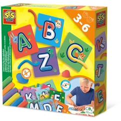 -J'apprends l'alphabet avec pâte à modeler - Jeu éducatif - SES CREATIVE - Familiarise-toi avec l’alphabet en t’amusant.