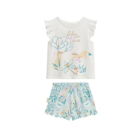 Fille-Pyjama enfant manches courtes Patroika