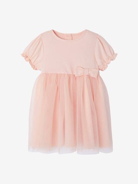 Bébé-Robe cérémonie tulle glitter bébé