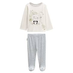 -Pyjama bébé 2 pièces en velours Tropic Moon