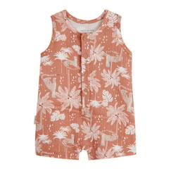 -Combishort bébé garçon en gaze de coton Oasis