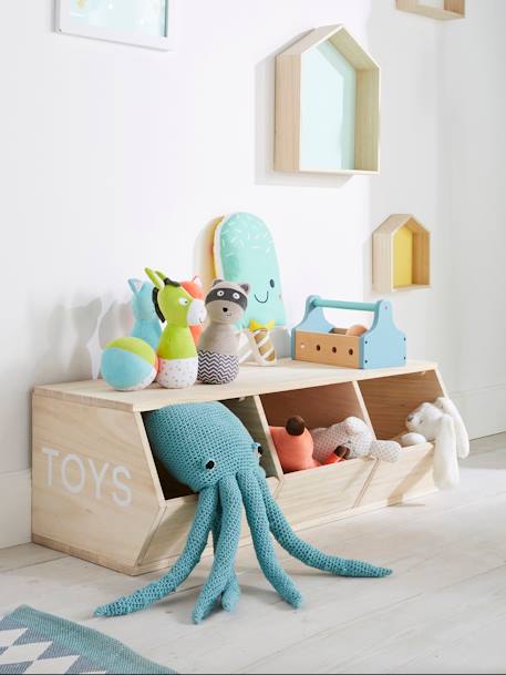 Meuble 3 bacs Toys BOIS 3 - vertbaudet enfant 