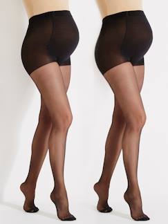 Lot de 2 collants voile spécial grossesse  - vertbaudet enfant