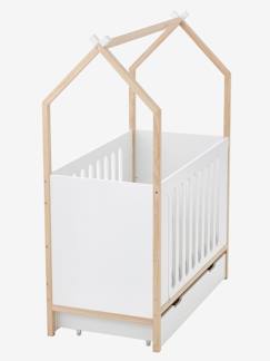 -Lit bébé Cabane LIGNE COCONUT transformable en banquette