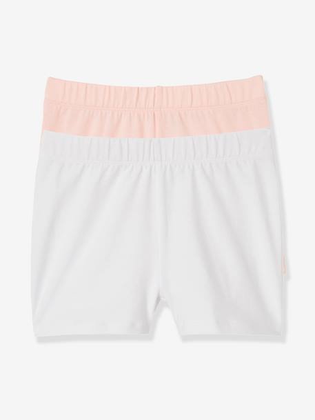 Lot de 2 shorts fille à porter sous robe lot noir+rose 7 - vertbaudet enfant 