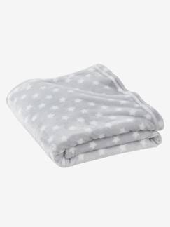 Linge de maison et décoration-Linge de lit bébé-Couverture enfant microfibre imprimée étoiles