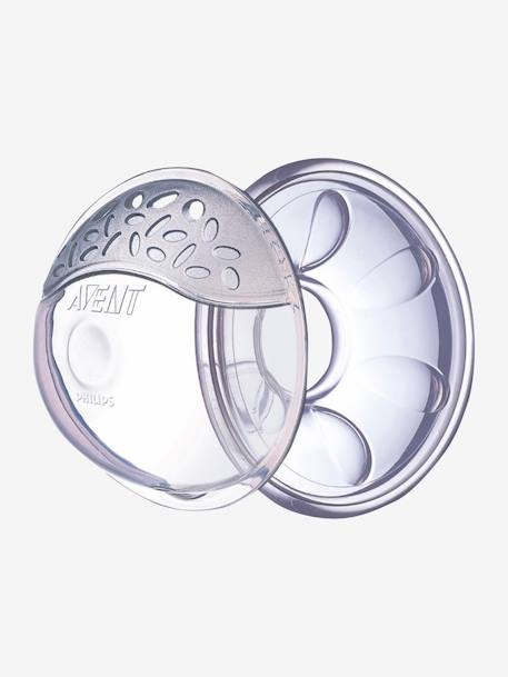 Lot de 4 coquilles d'allaitement + coussinets Philips AVENT Confort transparent 1 - vertbaudet enfant 