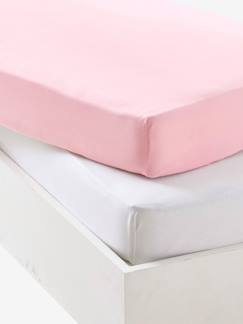 Housse de couette lit bébé/lit d'enfant 70x140 cm rose · 626F-122 Cremarosa