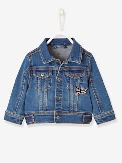 Bébé-Manteau, combipilote, nid d'ange-Veste en jean bébé garçon drapeau anglais