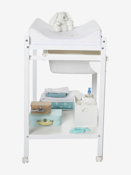 Table à langer avec baignoire intégrée VERTBAUDET MagicTub blanc+naturel/blanc 5 - vertbaudet enfant 