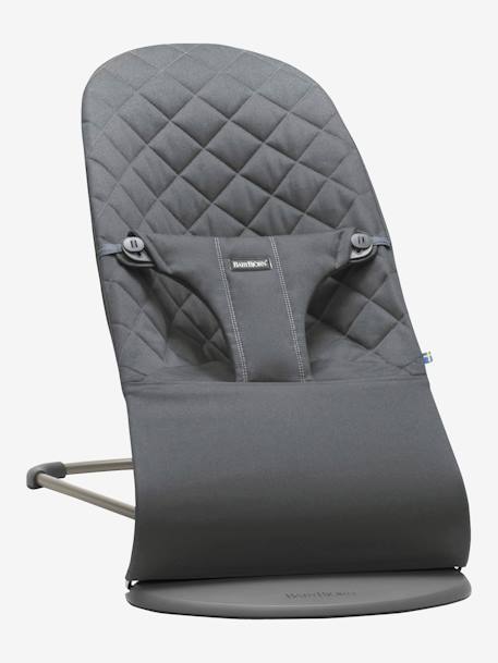 Transat Bliss en coton BabyBjörn Anthracite+Bleu nuit+Gris anthracite/matelassage pé 1 - vertbaudet enfant 