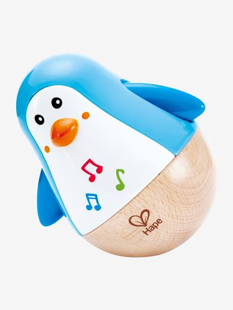 Pingouin culbuto musical HAPE bleu+turquoise 4 - vertbaudet enfant 