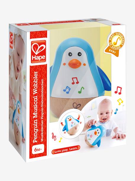 Pingouin culbuto musical HAPE bleu 5 - vertbaudet enfant 