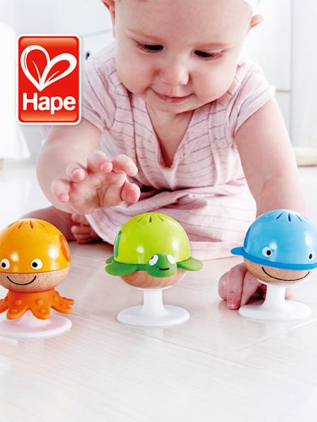 Hochets animaux marins HAPE multicolore 6 - vertbaudet enfant 