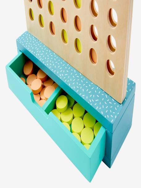 Jeu 4 en ligne ! en bois FSC® multicolore 4 - vertbaudet enfant 