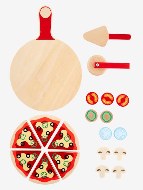 Set pizza en bois FSC® multicolore 4 - vertbaudet enfant 