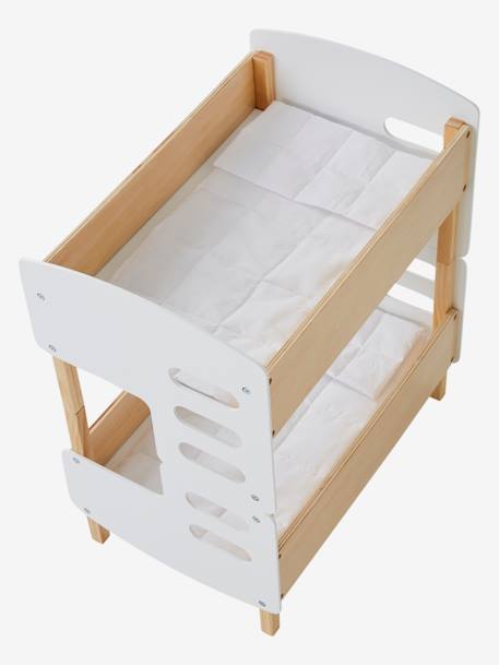 Lits superposés poupon en bois FSC® Blanc 2 - vertbaudet enfant 