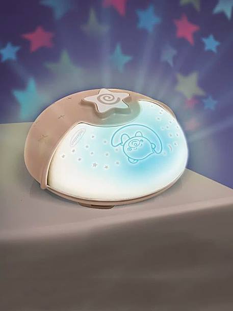 Veilleuse projecteur 3 en 1 évolutive INFANTINO Projecto lampe rose/blanc+taupe/blanc 5 - vertbaudet enfant 