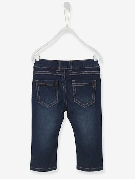 Jean bébé garçon coupe droite  BASICS Denim brut 6 - vertbaudet enfant 