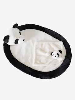 Jouet-Coffret tapis de jeu + doudou Panda.