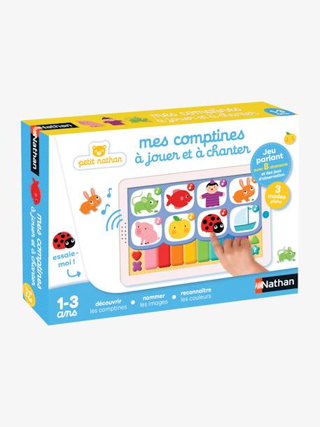 Mes comptines à jouer et à chanter NATHAN multicolore 1 - vertbaudet enfant 