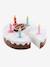 Gâteau d'anniversaire en bois FSC® multicolore 2 - vertbaudet enfant 