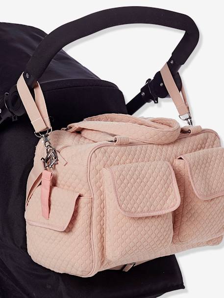 Sac à langer Journée multipoches vertbaudet rose poudré 5 - vertbaudet enfant 