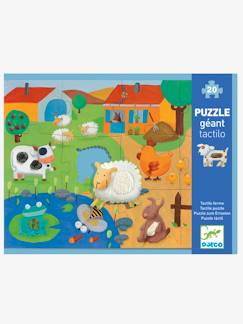 Jouet-Jeux éducatifs-Puzzle Tactiloferme 20 pièces DJECO