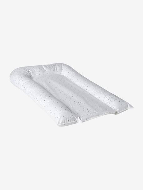 Matelas à langer Lionceau blanc imprimé+écru+vert de gris 3 - vertbaudet enfant 