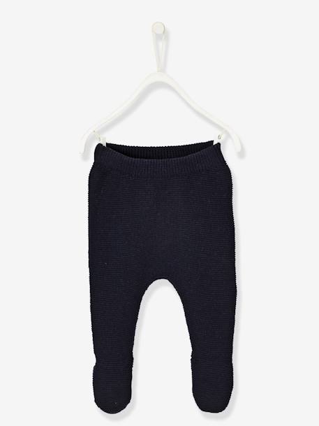 Ensemble naissance 3 pièces point mousse marine grisé 9 - vertbaudet enfant 